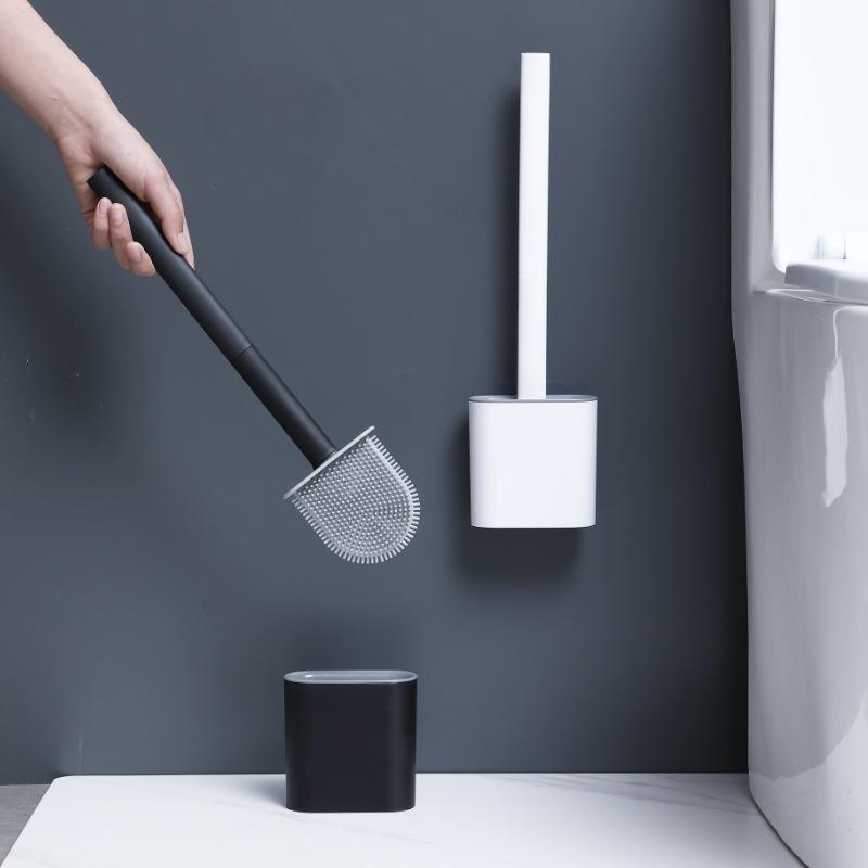 Brush Bristle Set - Set Sikat Toilet Silikon, Sikat Bulu
