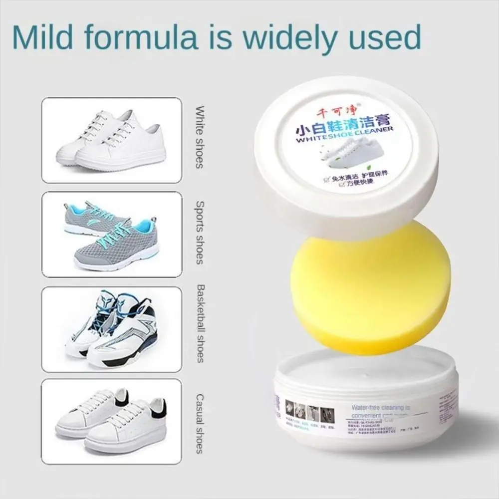 Sneaker Care Whitener - Sepatu Putih Krim Pembersih Penghilang Noda