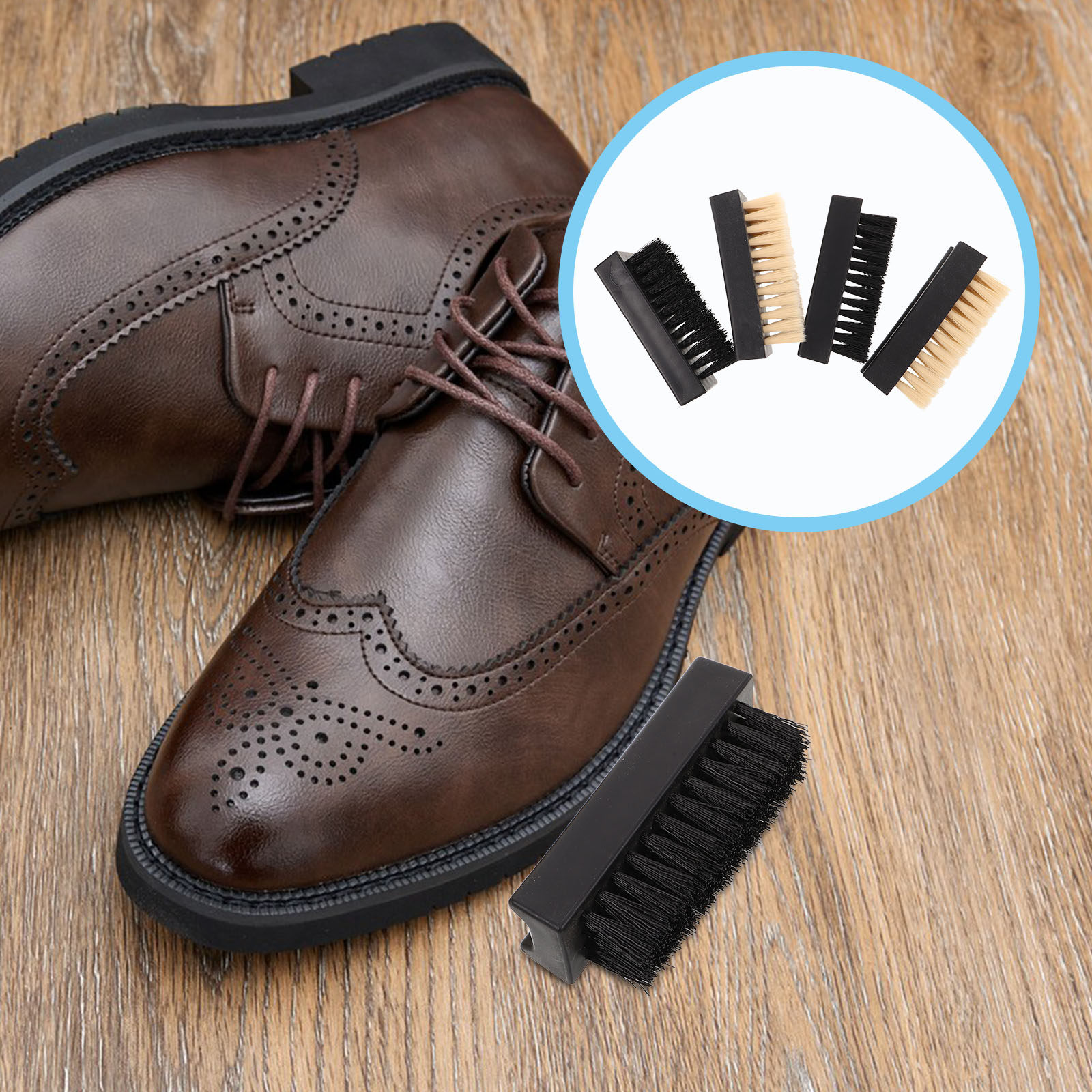 Sneaker Care Suede - 4Pcs Set Sikat Sepatu Multifungsi Bulu