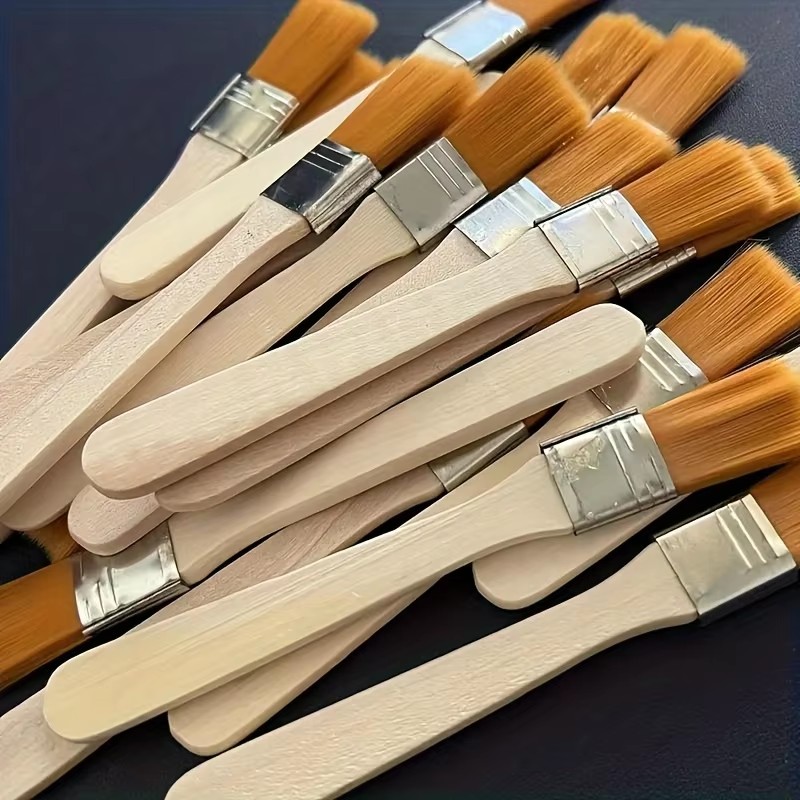 Brush Bristle Set - 10 Buah Kuas Cat Bulu Nilon