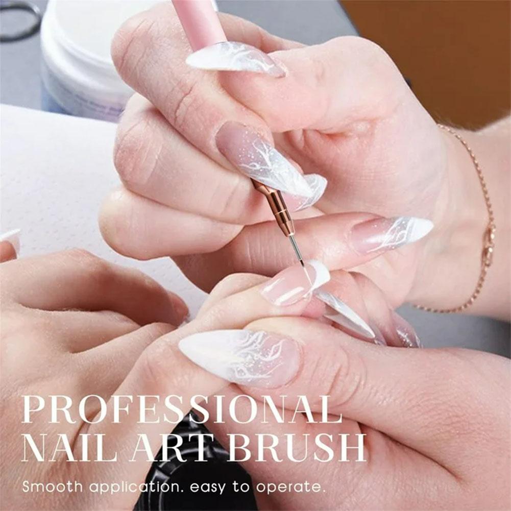 Set Kuas Nail Art 5 PCS 9mm 11 - Brush Bristle Set ulasan dan harga