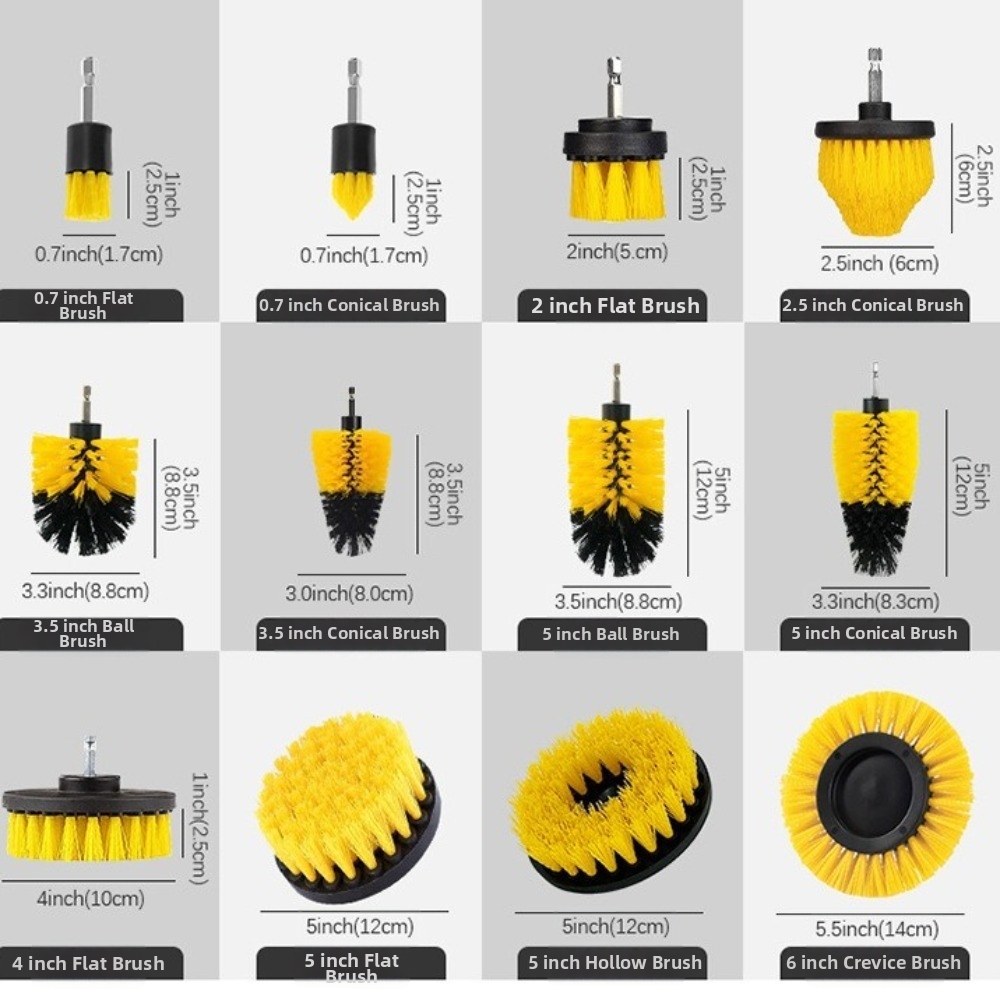 5Pcs Set Aksesoris Sikat Bor K - Brush Bristle Set ulasan dan harga