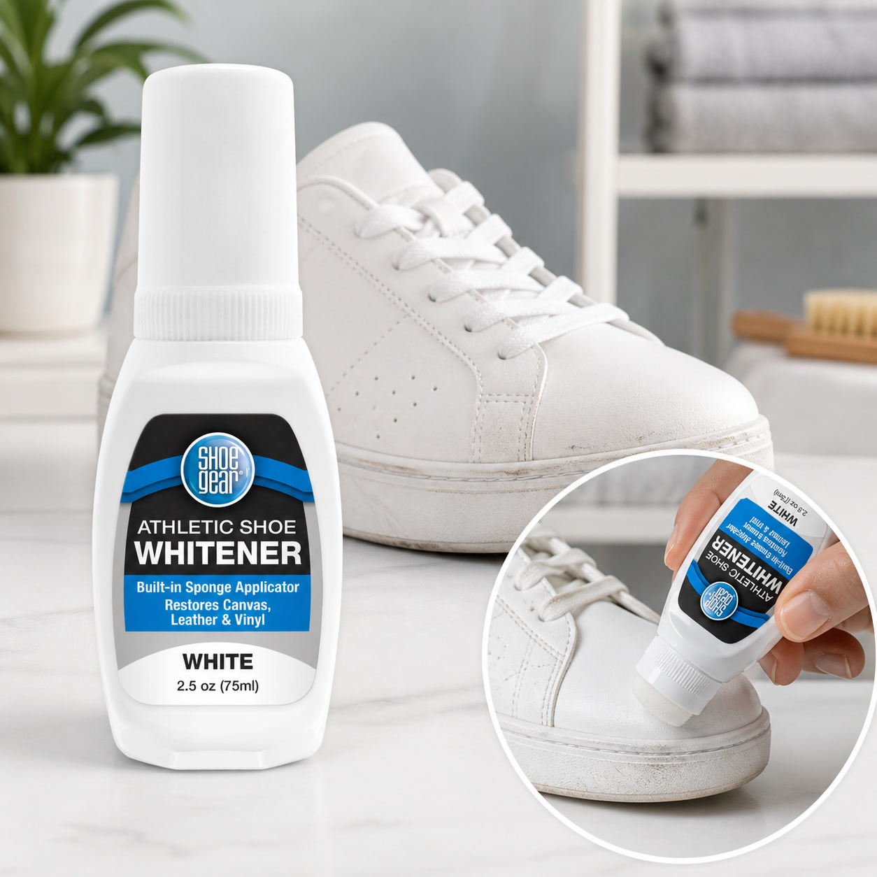 Pemutih Cair Sepatu Olahraga 2 - Sneaker Care Whitener ulasan dan harga